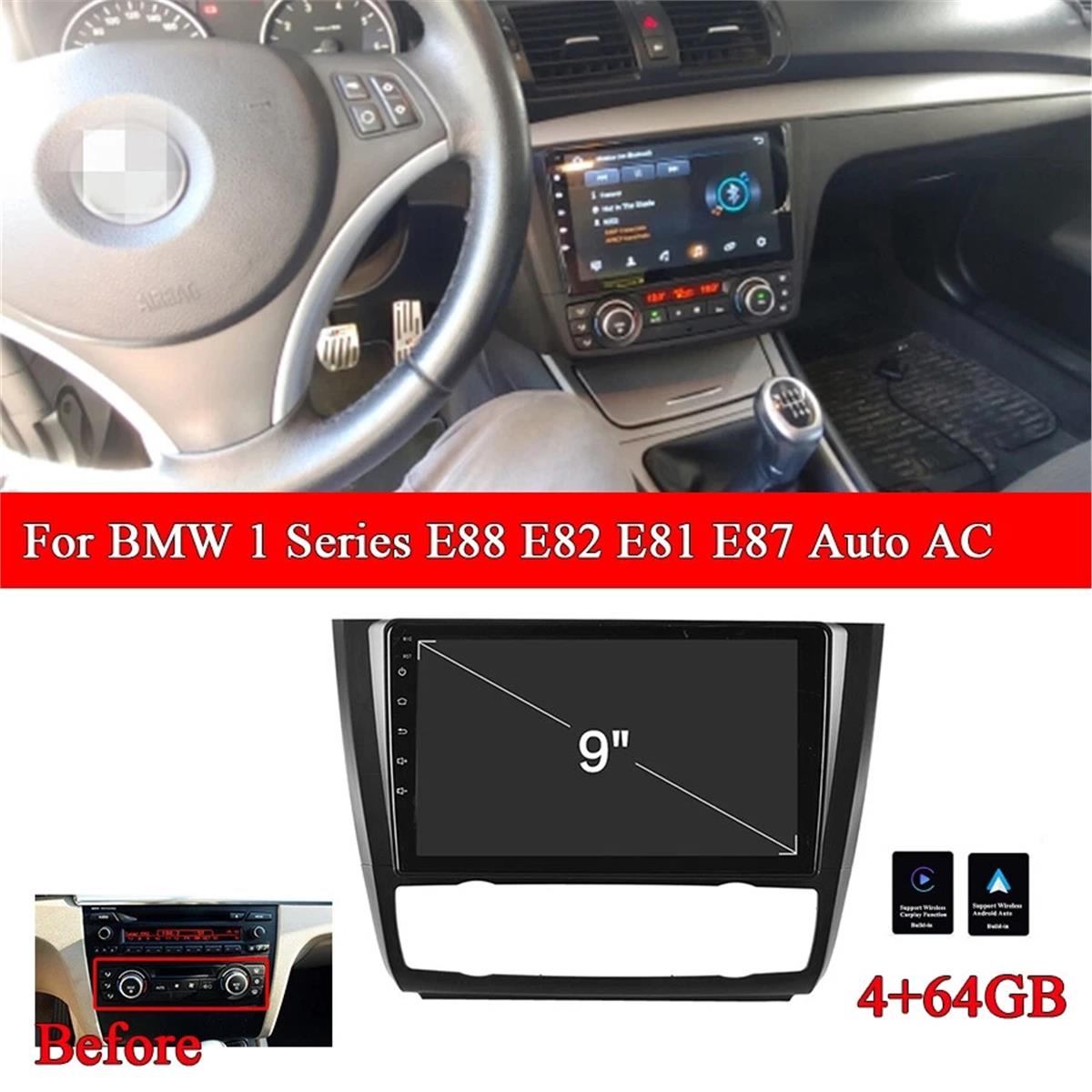 BMW E87 1 KASA CARPLAY ANDROİD AUTO 4RAM KAMERA HEDİYE