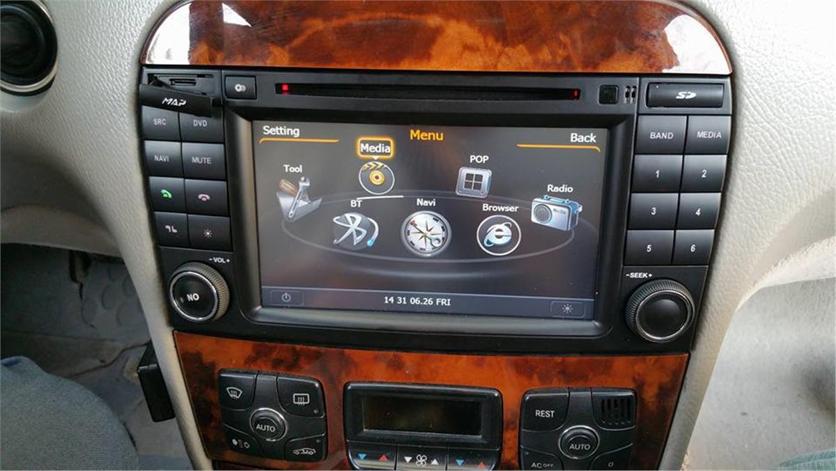 Mercedes Benz  S Class 1998-2005 W220 CARPLAY ANDROİD AUTO 4RAM KAMERA HEDİYE