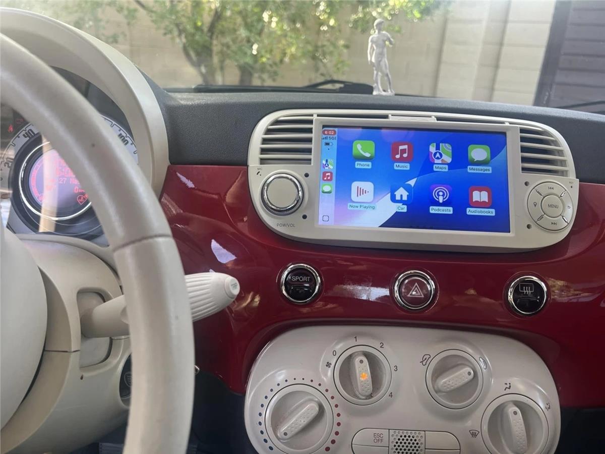 Fiat 500 2007-2024 CARPLAY ANDROİD AUTO 4RAM KAMERA HEDİYE