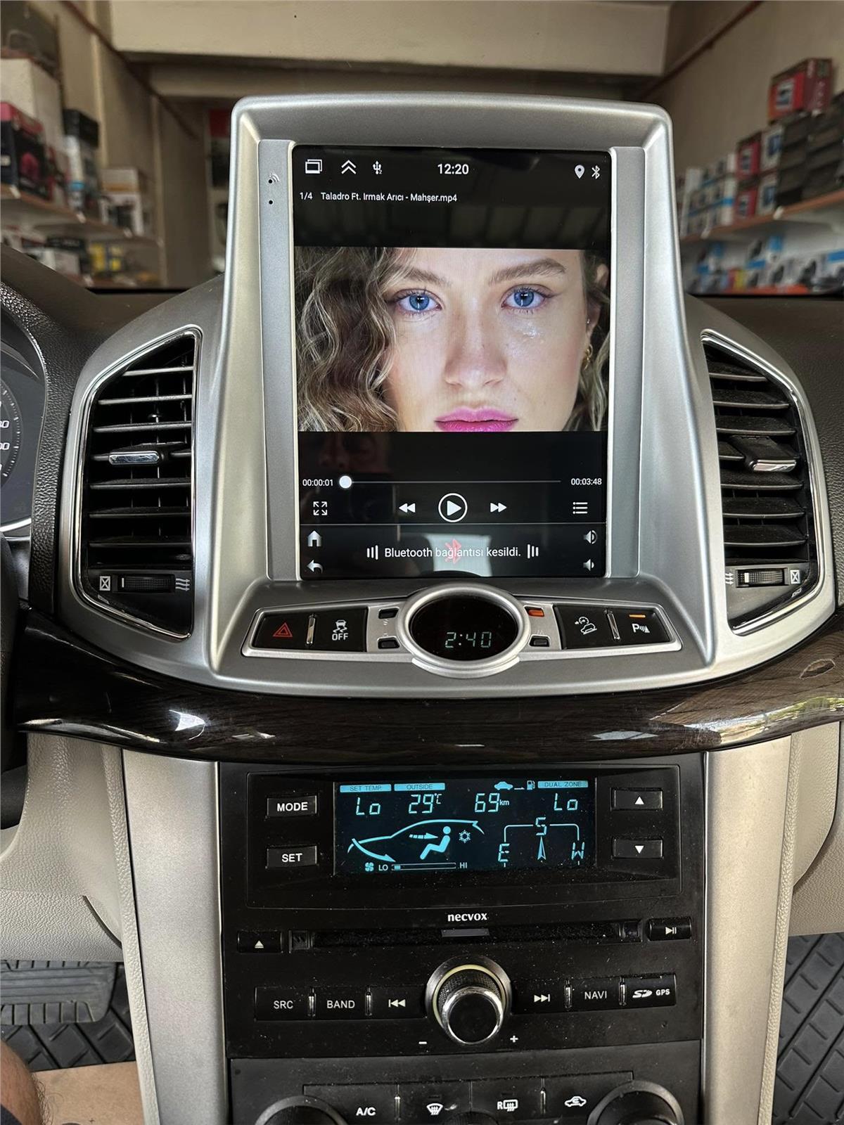 CAPTİVA 2012-2014 TESLA CARPLAY ANDROİD AUTO USB BLUETOOTH 4RAM KAMERA