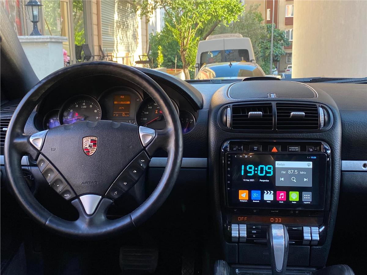 Porche Cayanne CARPLAY ANDROİD AUTO 4RAM MULTİMEDYA USB KAMERA HEDİYE