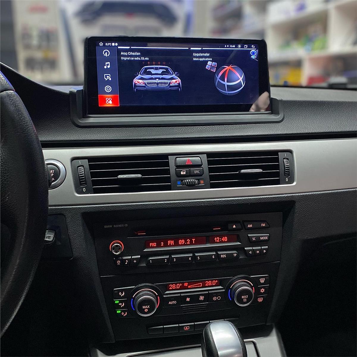 BMW E90-E91-E92-E93 (2005-2012)CARPLAY ANDROİD AUTO 4RAM KAMERA HEDİYE