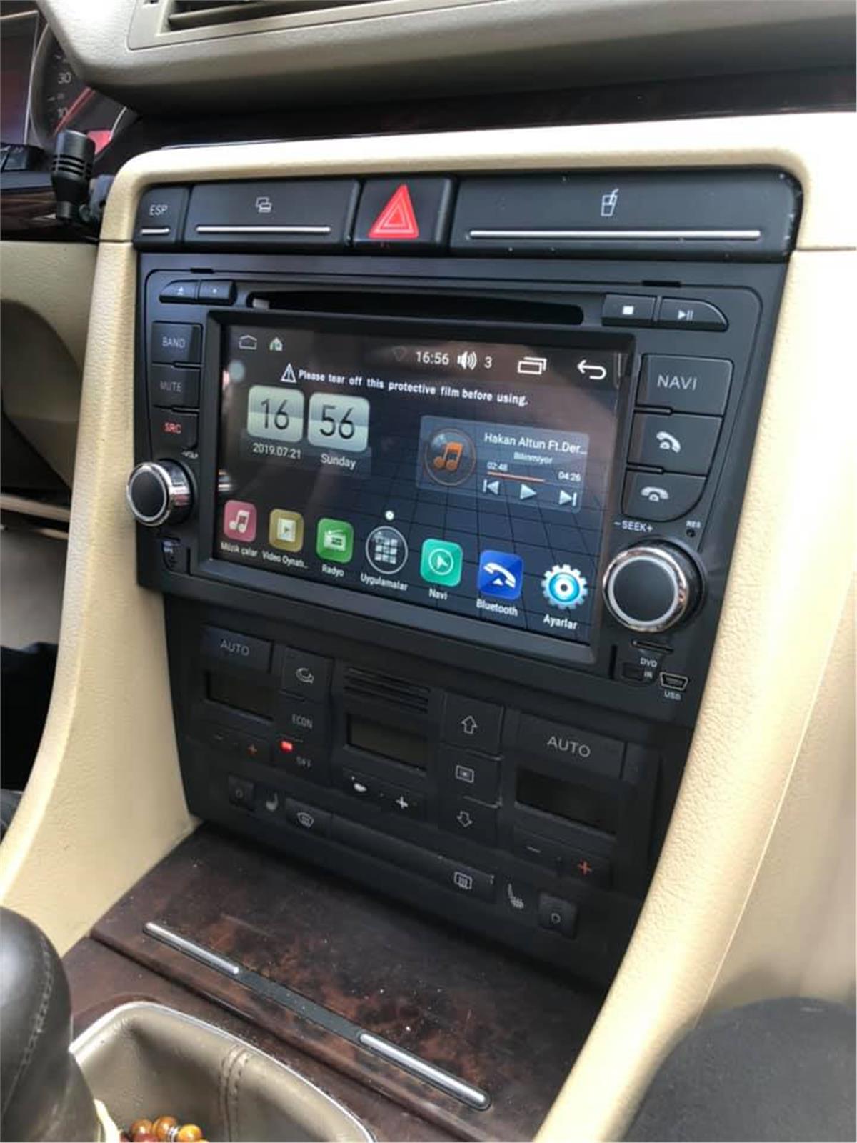 AUDI A4 2003-2009 9''CARPLAY ANDROİD AUTO 4RAM KAMERA HEDİYE