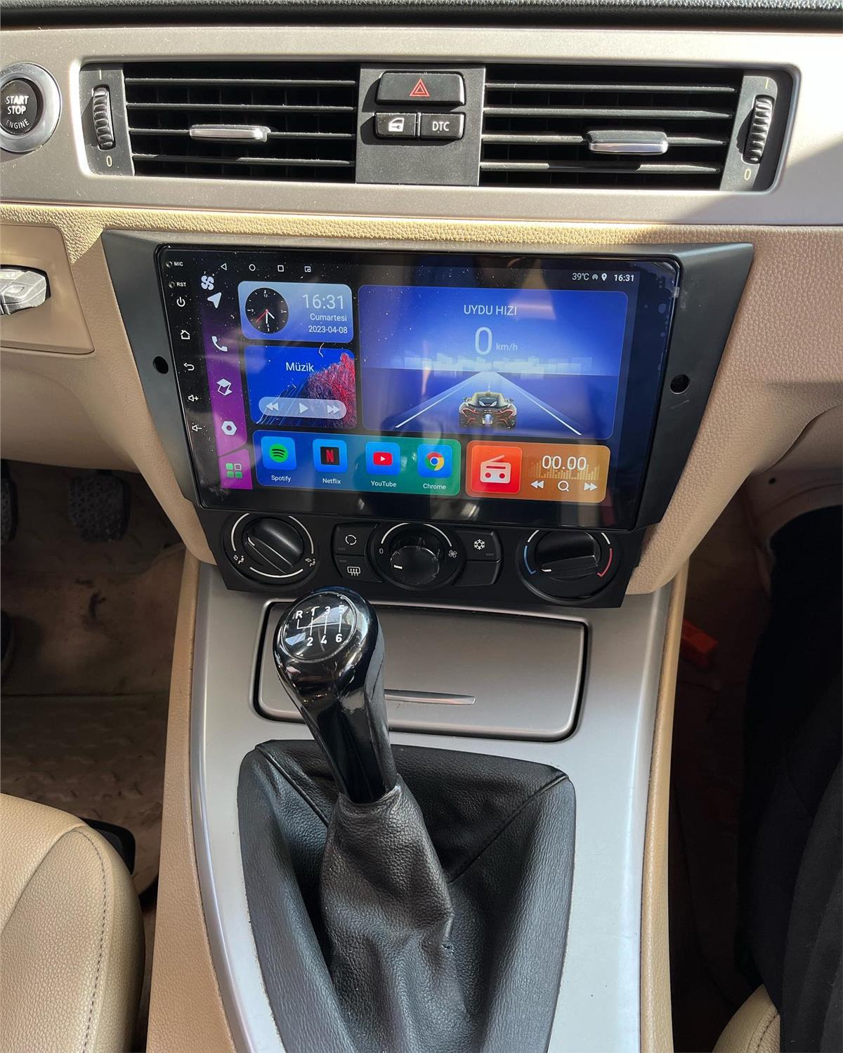 BMW E90 E91 E92 E93(2005-2012) CARPLAY ANDROİD AUTO 4RAM KAMERA HEDİYE