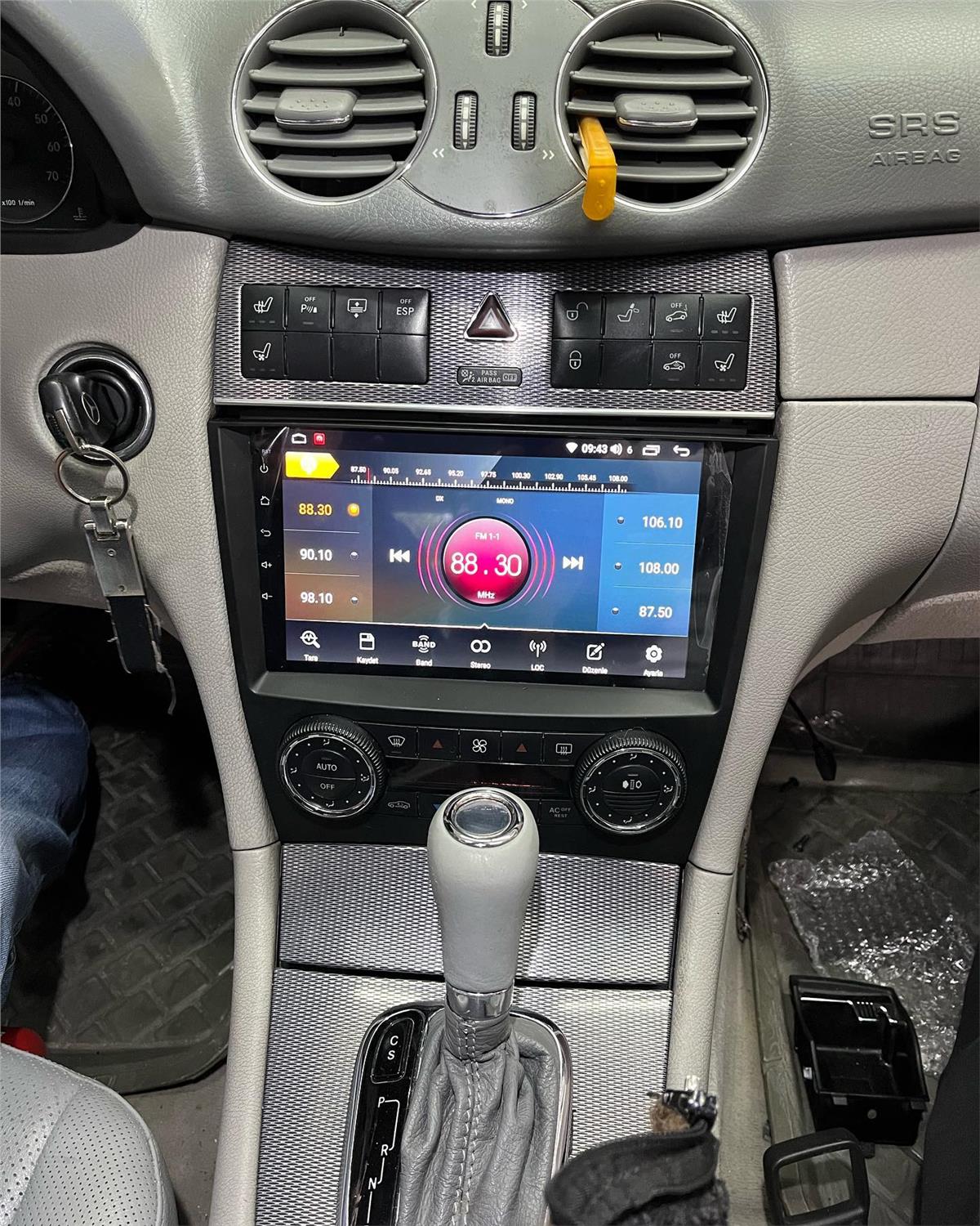 Mercedes C Class W203(2004-2007)Clc W203 (2008-2010) G-Class W467(2005-2007)CARPLAY ANDROİD AUTO 4RAM MULTİMEDYA USB KAMERA HEDİYE