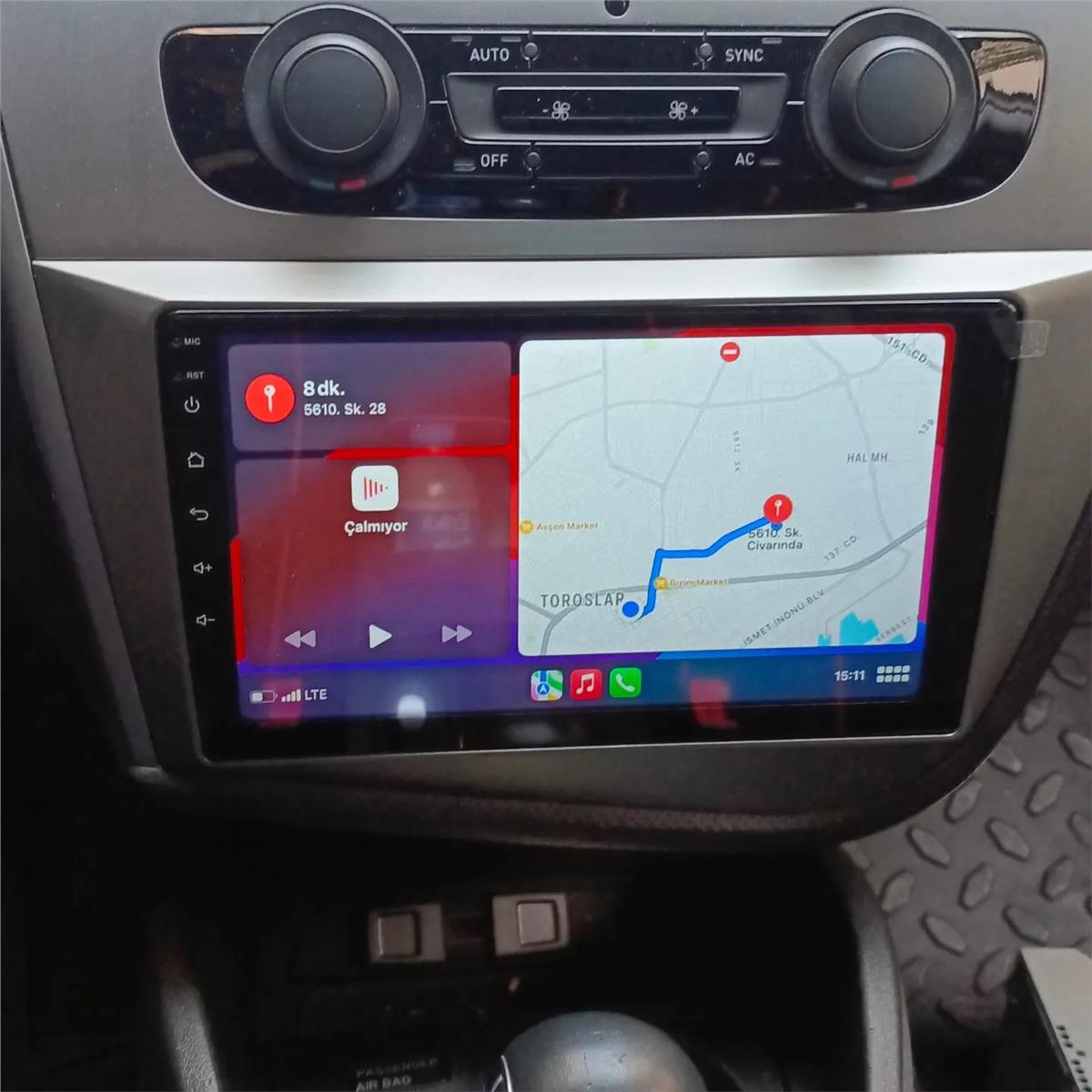 Seat Altea Leon Toledo CARPLAY ANDROİD AUTO 4RAM MULTİMEDYA USB KAMERA HEDİYE