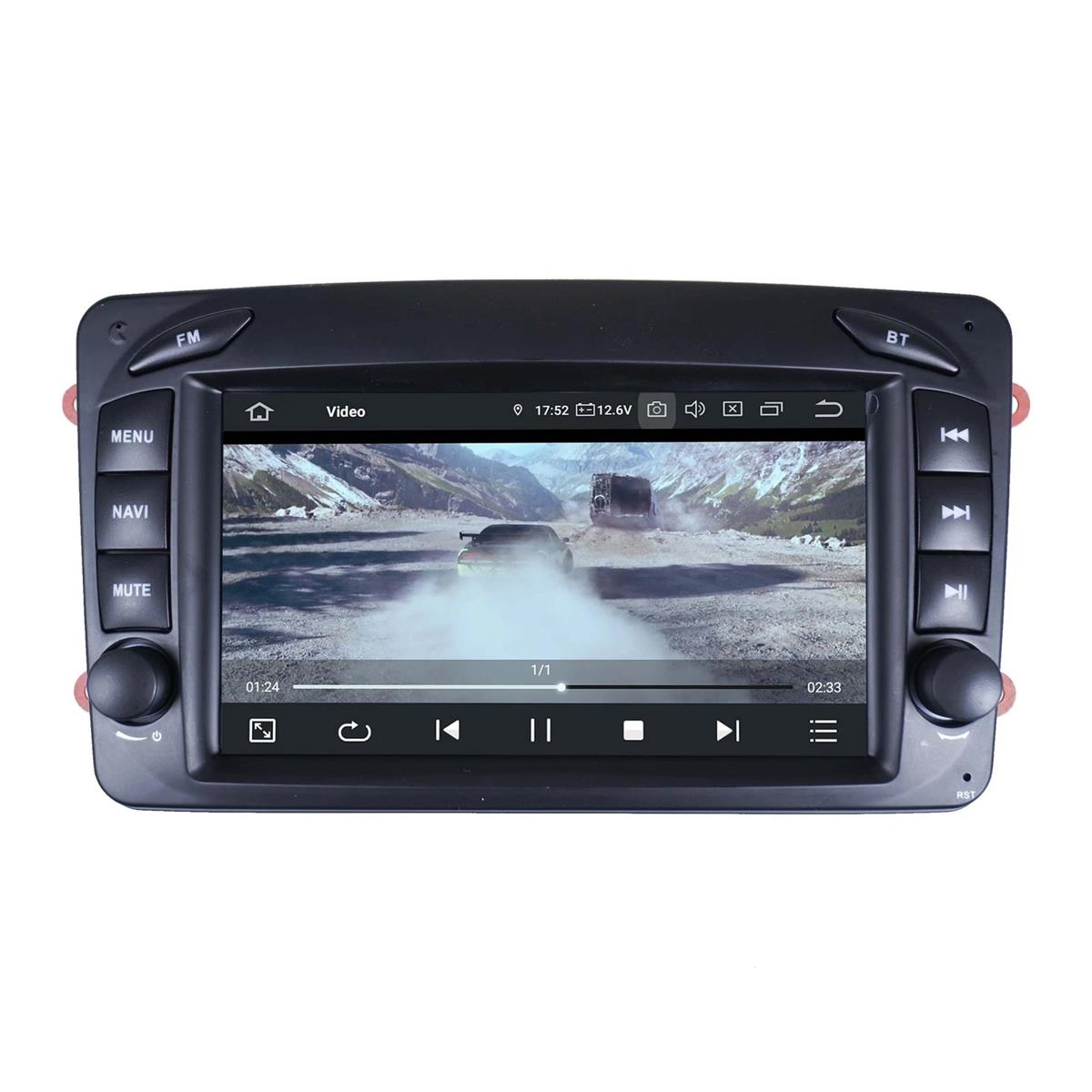 Mercedes Vaneo-Vito-W203 C Class CARPLAY ANDROİD AUTO 4RAM KAMERA HEDİYE