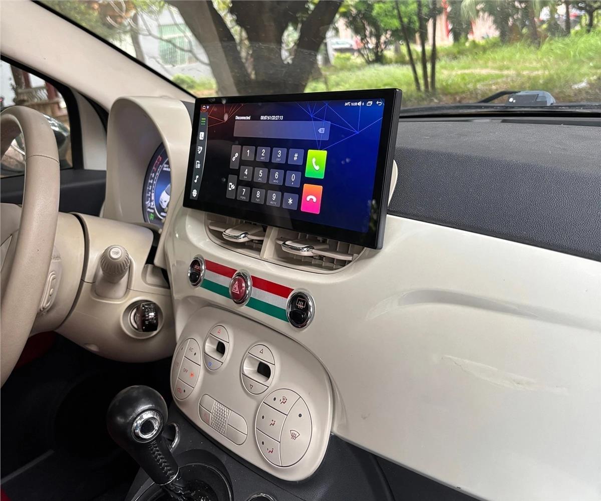FİAT 500 12,3İNÇ CARPLAY ANDROİD AUTO 4 RAM MULTİMEDYA USB KAMERA