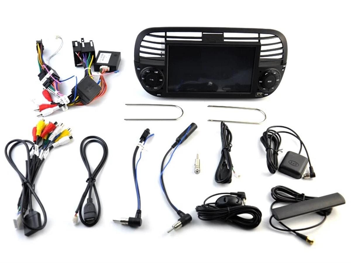 Fiat 500 2007-2024 CARPLAY ANDROİD AUTO 4RAM KAMERA HEDİYE